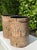 Vintage Egyptian Revival Paper-Covered Wastebaskets | Pair For Sale - Image 4 of 12