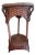 Vintage Wicker Table W/ Wooden Duck Heads For Sale