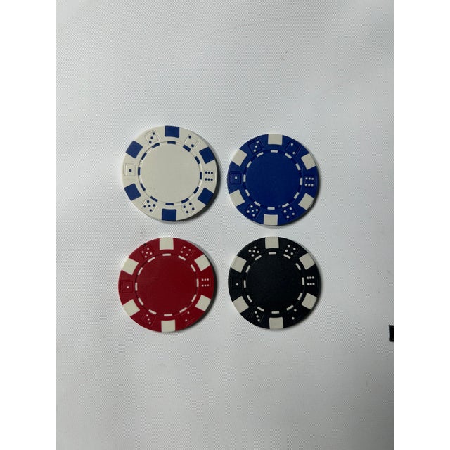 Metal 500-Piece Las Vegas Poker Set With Casino-Weight Chips, Aluminum Carrying Case - 1 Unit For Sale - Image 7 of 7