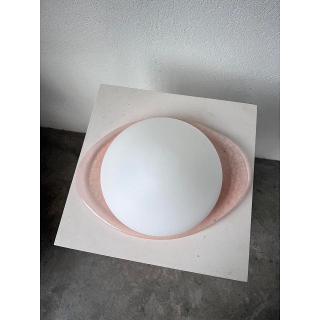 Pink Glass Gamma Wall Lamp, 1970s For Sale - Image 6 of 18