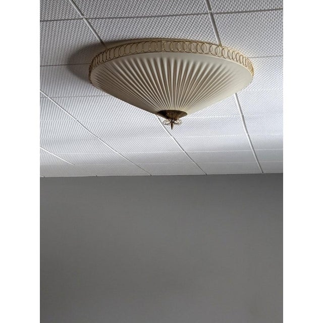 Vintage Finnish Flush Mount by Paavo Tynell for Idman, 1950s For Sale - Image 4 of 15