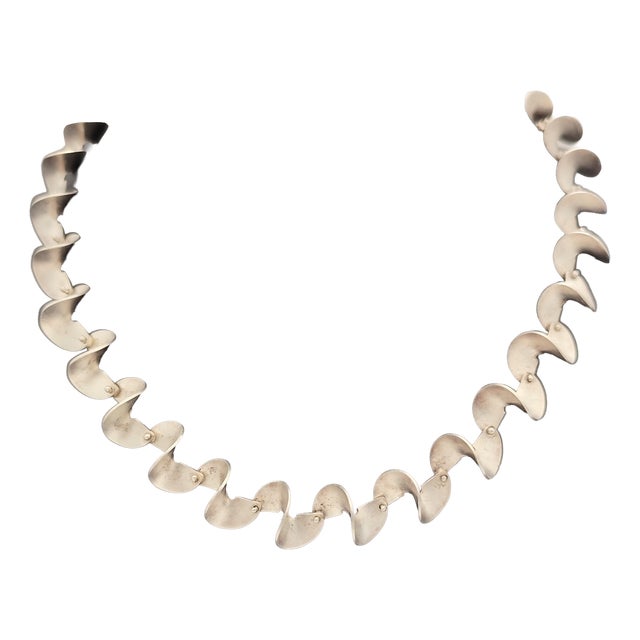 Handmade Necklace in 925 Sterling Silver from Tezer, 1990s For Sale