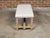 Beige English 1900s Bleached Wood Bench with Barley Twist Base and Custom Upholstery For Sale - Image 8 of 12