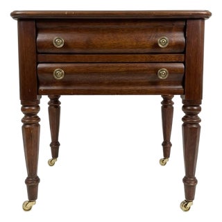 Vintage Lexington Furniture Sheraton Style Nightstand - Signed / Brand Stamped For Sale