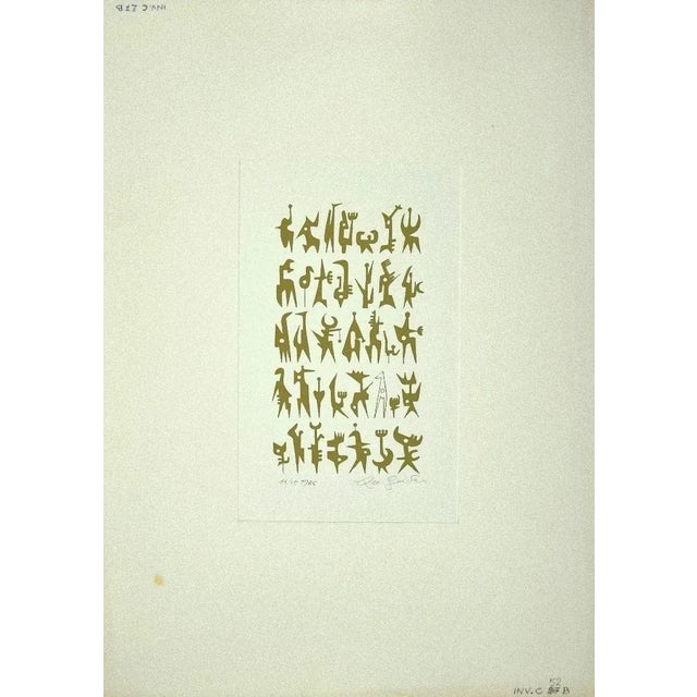 Idols is an original Contemporary artwork realized in 1986 by the italian artist Leo Guida. Original Colored Etching on...