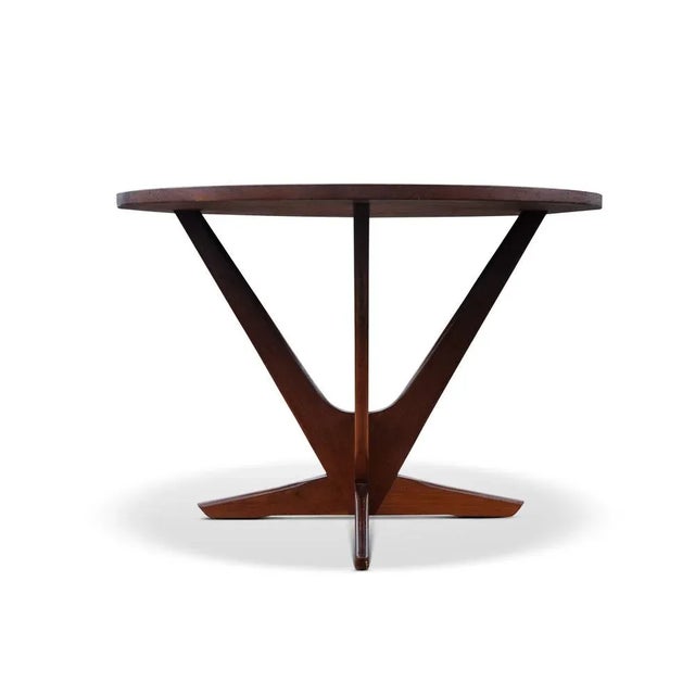 Mid-Century Modern Radial Teak Coffee Table from Georg Jensen, 1960s For Sale - Image 3 of 7