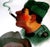 Figurative Weber Menziken Vintage Swiss Cigar Poster 1938 For Sale - Image 3 of 3