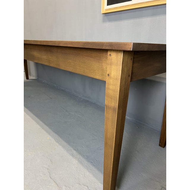 Big Farm Table in Ash with Zone Feet For Sale - Image 11 of 13
