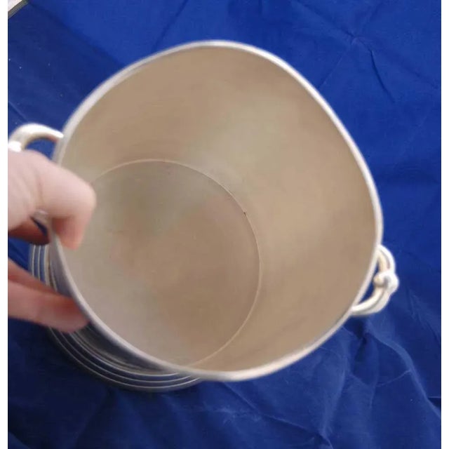 Silver Plate Champagne Buckets from Louis Roederer, Set of 2 For Sale - Image 12 of 15