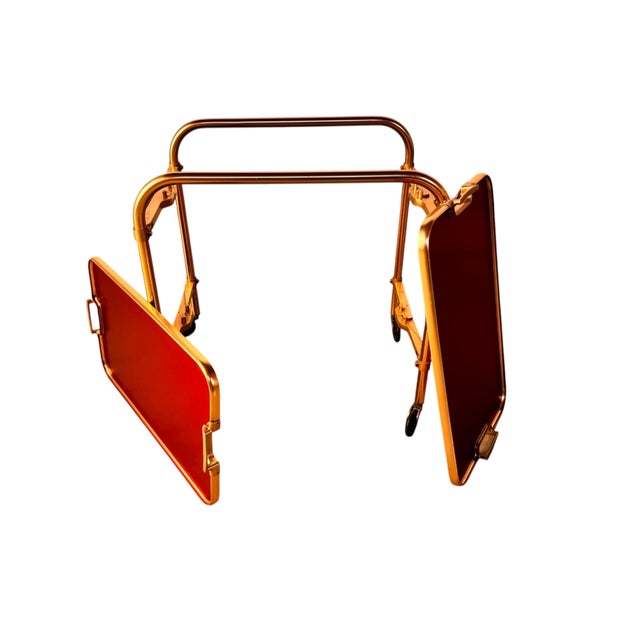 Metal Mid 20th Century Lumium Bar Trolley – British Made For Sale - Image 7 of 18