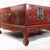 Vintage Red Lacquer Wooden Coffee Table With Storage and Stand For Sale - Image 9 of 18