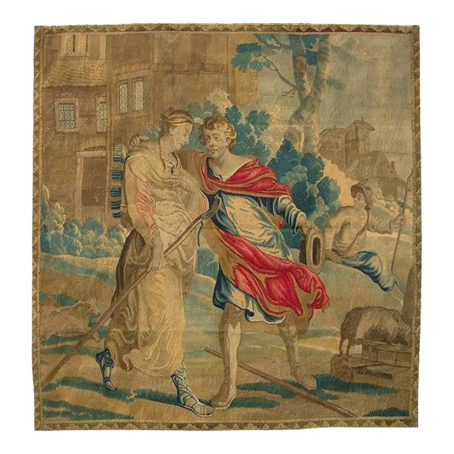 18th Century Antique Brussel Tapestry For Sale