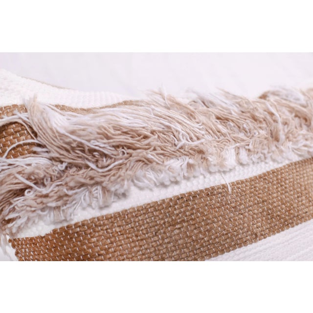 The Fringe Cotton cover pillow is made of recycled jute, cotton, and linen from the waste of home textile products. As all...