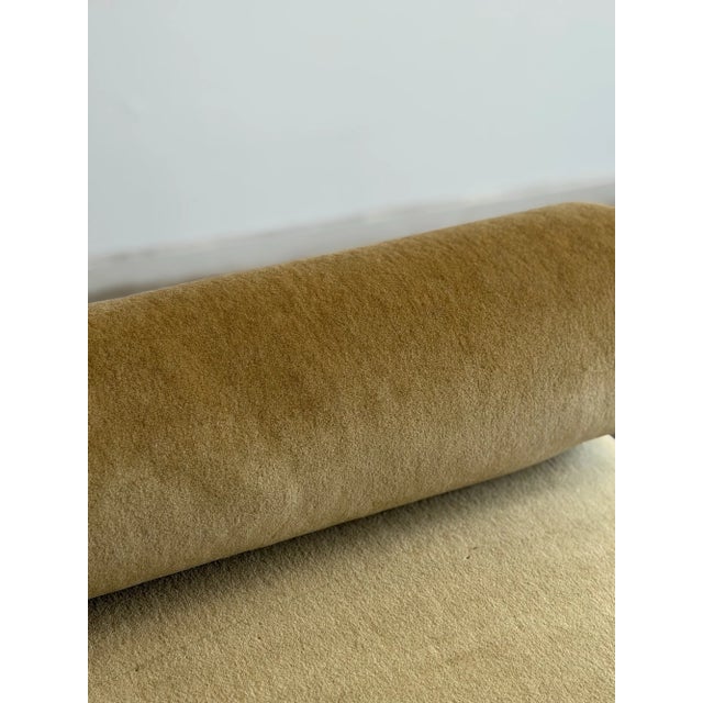 Yellow La Luna Daybed in Mohair For Sale - Image 8 of 18