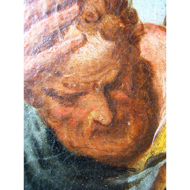 Bassano School Artist, Saint Roch of Montpellier, 1700s, Oil Painting on Canvas, Framed For Sale - Image 7 of 16