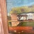 Vintage Signed American Folk Art Farm Landscape Oil Painting For Sale - Image 4 of 13