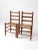Antique Splint Weave Seat Chairs Pair For Sale - Image 12 of 13