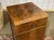 Art Deco English Bedside Table in Walnut, 1950s For Sale - Image 4 of 10