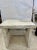 Industrial Chocolate Confectioners Marble Table/ Possible Kitchen Island For Sale - Image 3 of 11