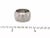 Damiani Diamonds 18k White Gold Wide Dome Band Ring, Size 7 For Sale - Image 9 of 9
