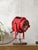 French Red Theater Spotlight Desk Lamp from A.E. Cremer, Paris, 1950s For Sale - Image 12 of 13