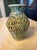 1920s Antique Weller Marvo 1920s Art Deco Pottery Green Palm Frond 7" Vase For Sale - Image 5 of 7