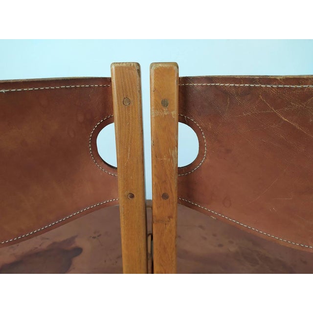 Set of Leather Dining Chairs For Sale - Image 12 of 18