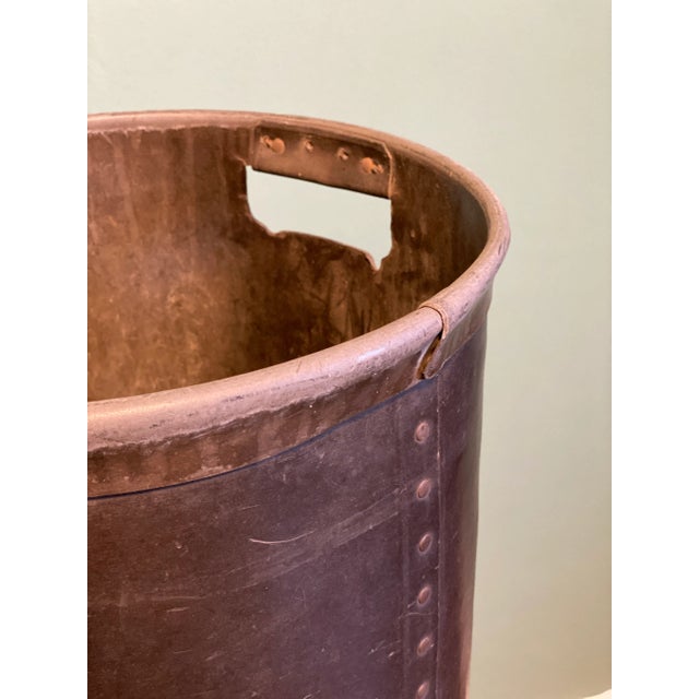Vintage Industrial Italian Bins in Vulcanized Fiber with Markings from Fashion Factory, Italy, 1920s, Set of 4 For Sale - Image 13 of 18