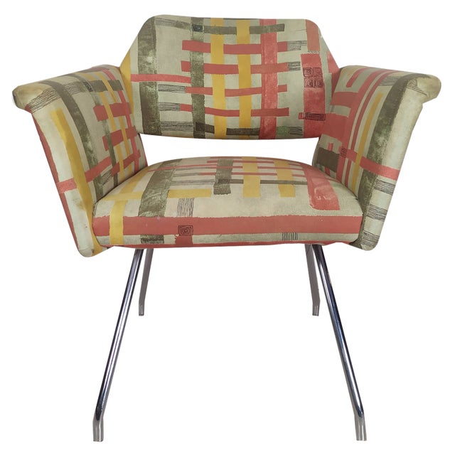 Vintage Armchair by Joseph André Motte, 1960s For Sale