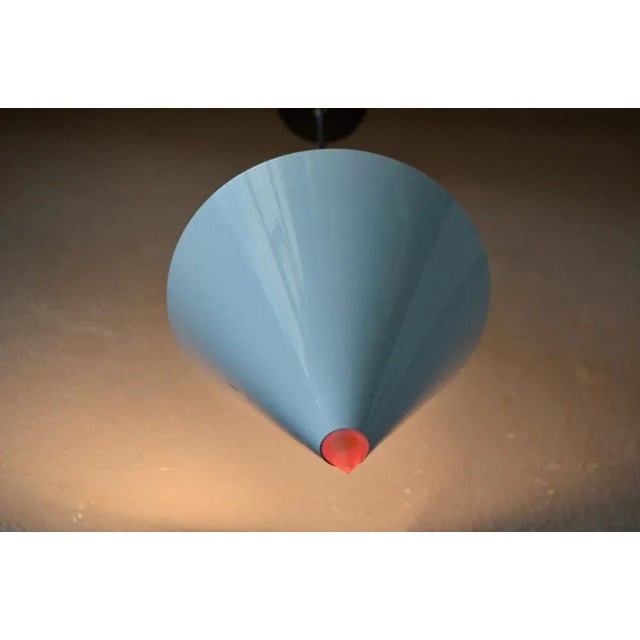 1980s Red Point Pendant Light by Gary Morga for Biefflast, 1980s For Sale - Image 5 of 13