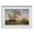 Oil Painting of Rural Winter Scene With Oak Trees in England by British Artist, 1995 Circa For Sale