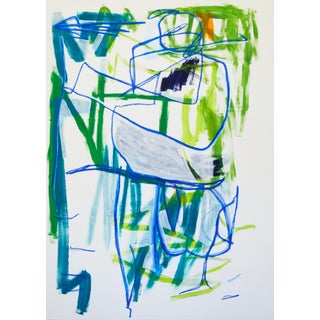 "Caro Putting on Jeans" Large Original Oil Painting by Simon Findlay For Sale