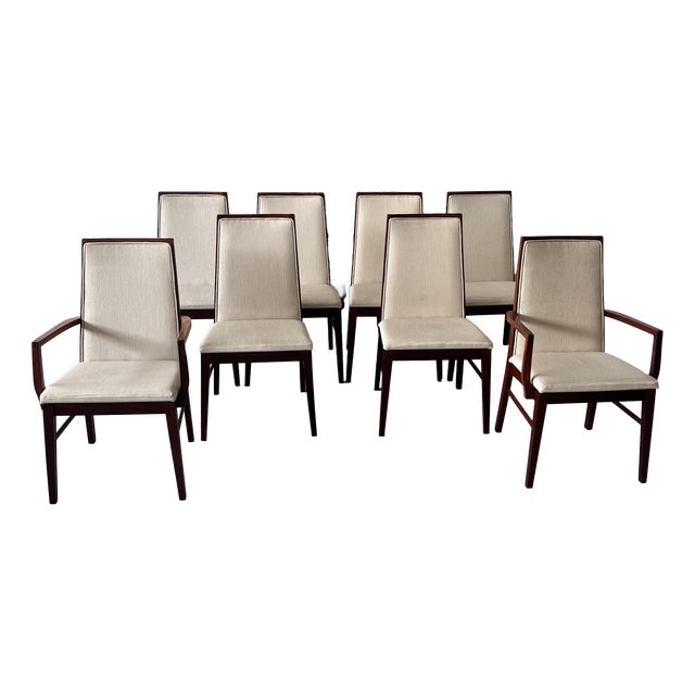 Dining Chairs from Dyrlund, 1980s, Set of 8 For Sale