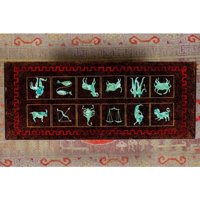 Gio Ponti Glass Zodiac Cocktail or Coffee Table from Fontana Arte For Sale - Image 4 of 12