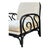 Black Vintage Italian Armchairs in Beech, 1950, Set of 2 For Sale - Image 8 of 10