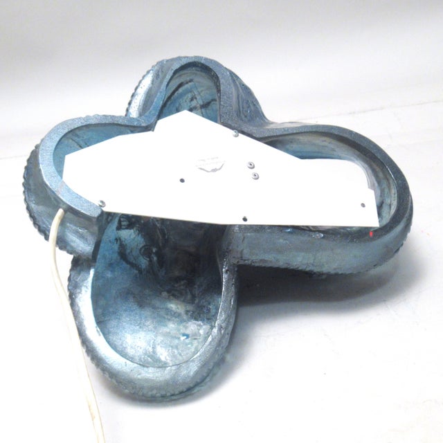 Plastic Fiberglass Basket Lamp from Lisolachenoncè, 1980s For Sale - Image 7 of 18