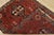 Shiraz Rug 3’9” X 5’3” Red Wool Vintage Tribal Hand-Knotted Oriental Carpet For Sale - Image 11 of 12