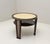 Mid-Century Modern 1940s Coffee Table in Wood, Mirror and Parchment For Sale - Image 3 of 5