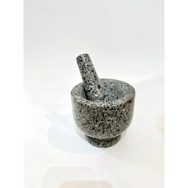 Stone Vintage Granite Mortar and Pestle For Sale - Image 7 of 7
