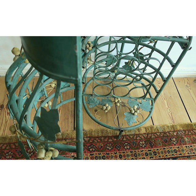 Mid-Century Modern Boho Florentine Vine-Leaf Domed Wine Rack, 1960s For Sale - Image 11 of 18