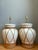 Vintage Ceramic and Rattan Table Lamps - Pair For Sale - Image 13 of 14