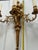 Late 18th Century Antique Large 3 Light French Gold Gilt Bronze Pair Wall Sconces Figural Heads With Horn For Sale - Image 5 of 12