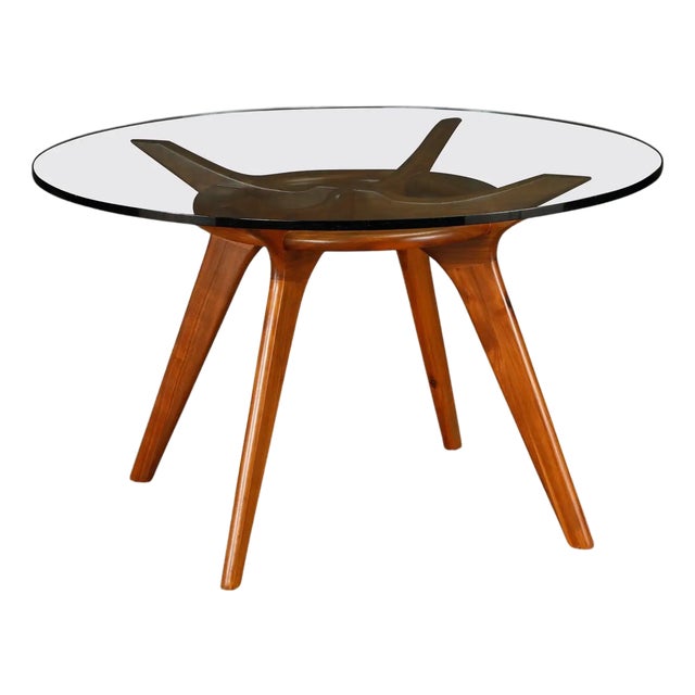 Adrian Pearsall for Craft Associates 'Compass' Dining Table in Walnut, 1960s For Sale