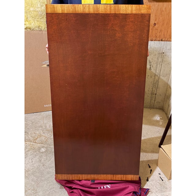 1980s Ethan Allen Banded Mahogany Clawfoot Dining Table + 4 Chairs For Sale - Image 14 of 17