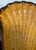 Vintage Majolica Coastal Scallop Shell Centerpiece Bowl With Figural Fish Feet For Sale - Image 9 of 10
