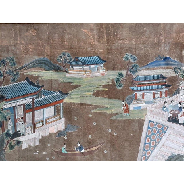 Chinese China Trade 18th – Early 19th Century Wallpaper Panel For Sale - Image 3 of 4
