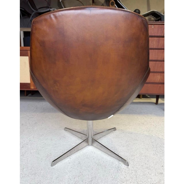 Mid-Century Modern Spanish Swivel Lounge Chair by Grassoler Rosetta, 1970s For Sale - Image 11 of 18