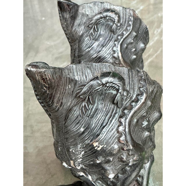 Vintage Coastal Cast Bronze Octopus Vase - A Pair For Sale - Image 10 of 10