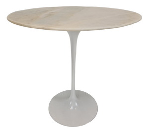 Oval Marble Side Table by Ero Saarinen for Knoll