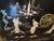 Vintage Chinoiserie and Mother of Pearl Inlaid Chest For Sale - Image 6 of 8